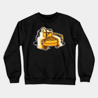 Bear Pride Flag Waffles LGBT Crewneck Sweatshirt